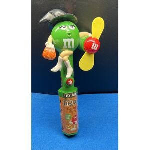 M&M's Green‎ Working Fan Candy Dispenser ~ 2009